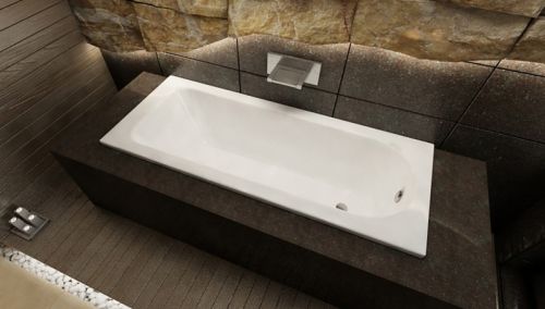 Стальная ванна Kaldewei SANIFORM PLUS Mod.360-1, размер 1400*700*410, alpine white, без ножек в Новокубанске