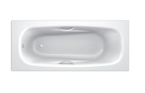 Ванна стальная BLB UNIVERSAL ANATOMICA 150*75, белая, с отверстиями для ручек в Новокубанске